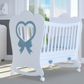 Bambino Casa Cuore Mio Blu - Бебешко креватче Синьо